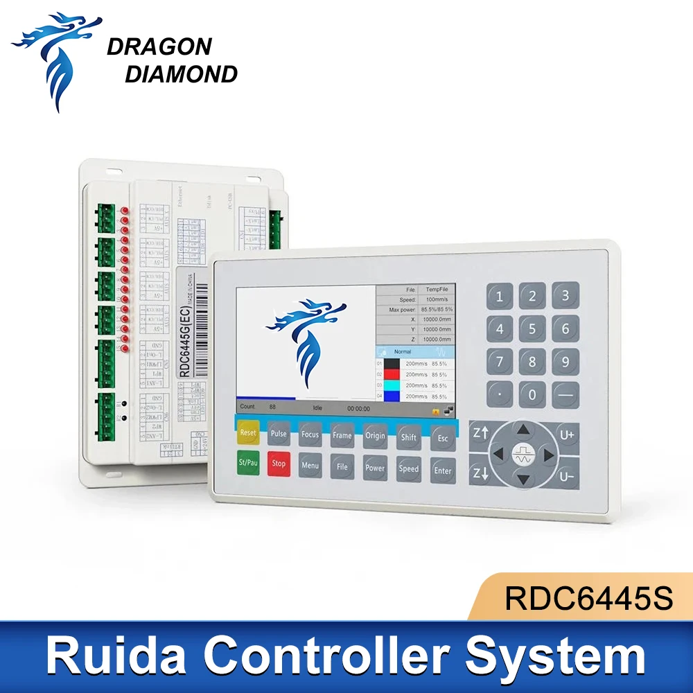 Original Ruida Co2 Laser Controller DSP System RDC6445G RDC6445S For Laser Engraving Cutting Machine Upgrade RDC6442 RDC6442G