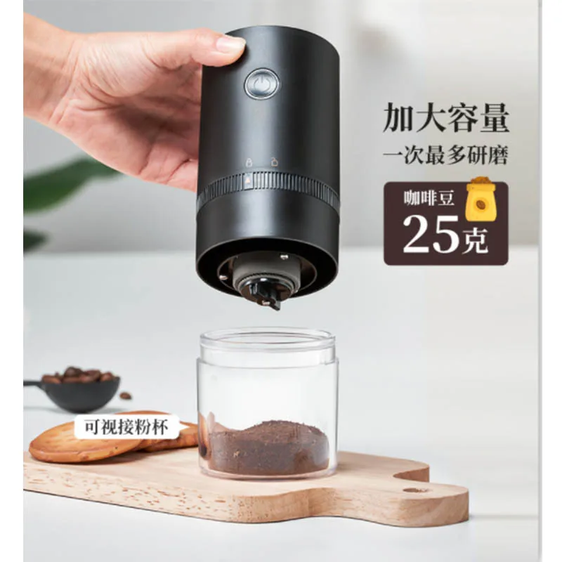 

New Upgrade Portable Electric Coffee Grinder TYPE-C USB Charge Profession Ceramic Grinding Core Coffee Beans Grinder
