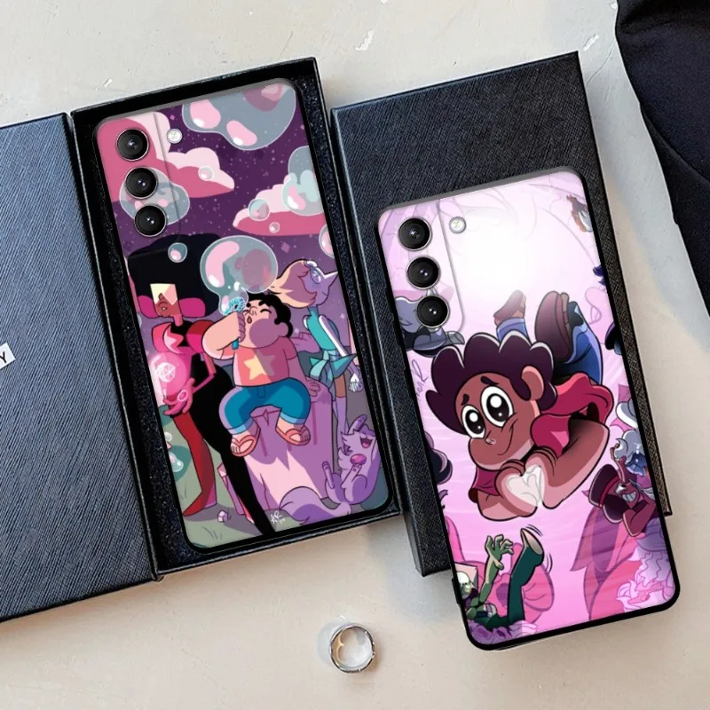 

Cartoon Steven Universe Phone Case For Samsung Galaxy S22 23 21 S20 FE Ultra S10 S9 S8 Plus S10e Note 20Ultra 10Plus Cover