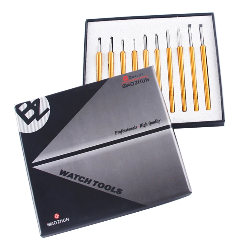 

10 Pieces Watch Needle Remover Tool Set Watch Needle Shovel for Watch Repairing