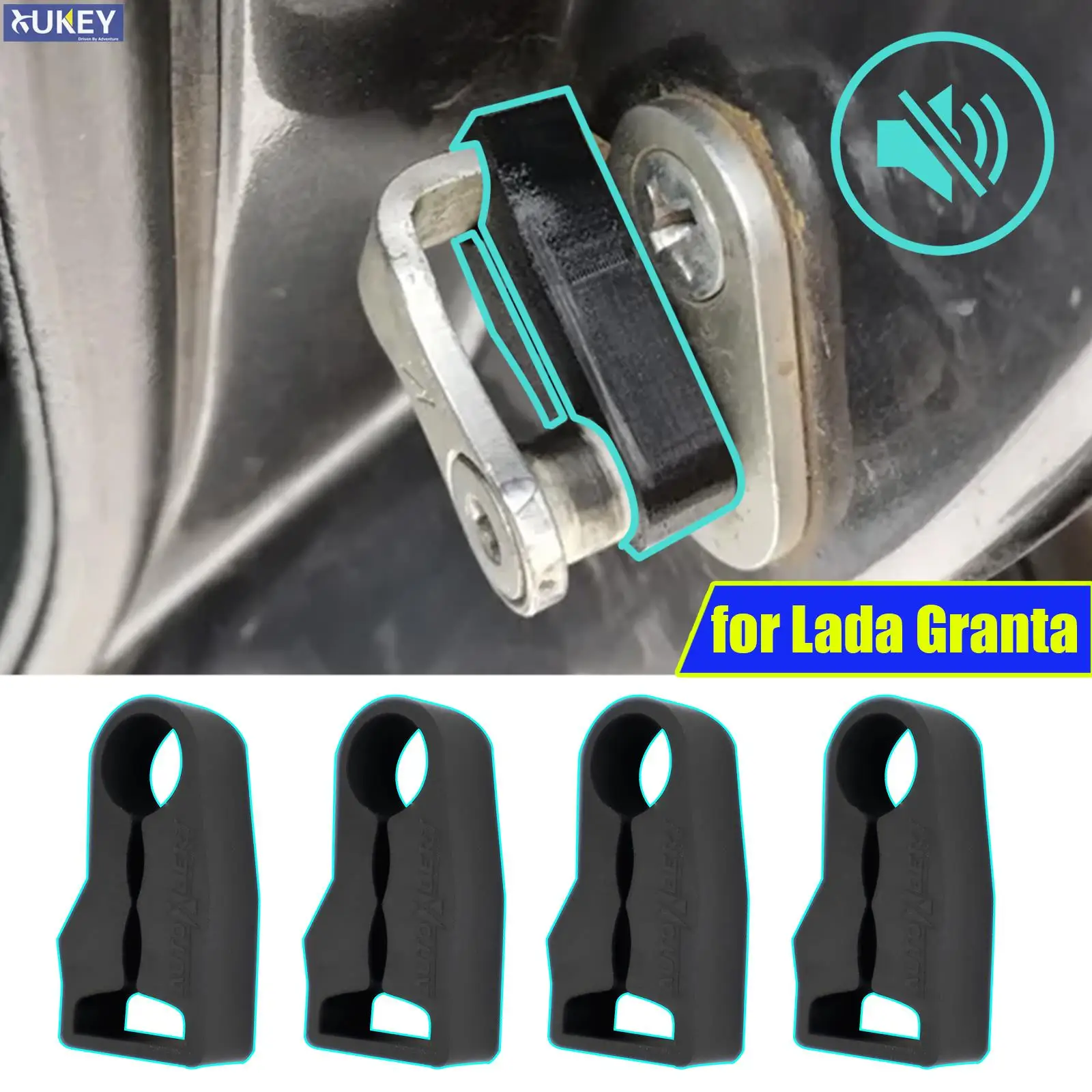 

Звуковой демпфер, буфер дверного замка для Lada Granta Kalina Datsun Rattling STOP, звукоизоляционные винты, глухое уплотнение, глушитель, глухота