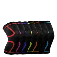 1 pair pack fitness running bike knee pads stretch nylon sports compression knee pads for basketball volleyball