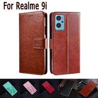 realme9i phone cover for realme 9i case magnetic card flip wallet leather protective etui book for realme 9 i case rmx3491 coque