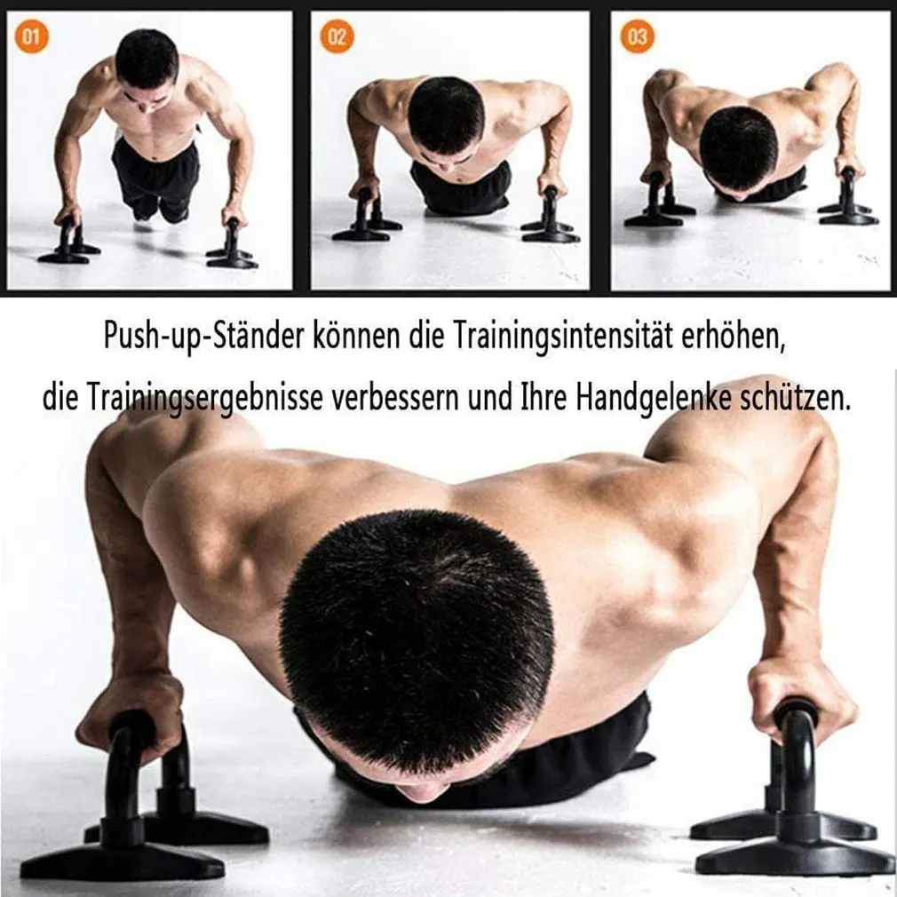 

1Pair Push-up Bar Stands Pushup Chest Bar Handles Grip Bars Fitness Gym Muscle Training Push Ups Racks For Body Building