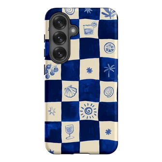 Фото Роскошный чехол для телефона с клетчатым тропическим принтом для Samsung Galaxy S20 FE S22 S24 S25 S26 Plus Ultra Edge 4G 5G, двухслойная задняя крышка №1