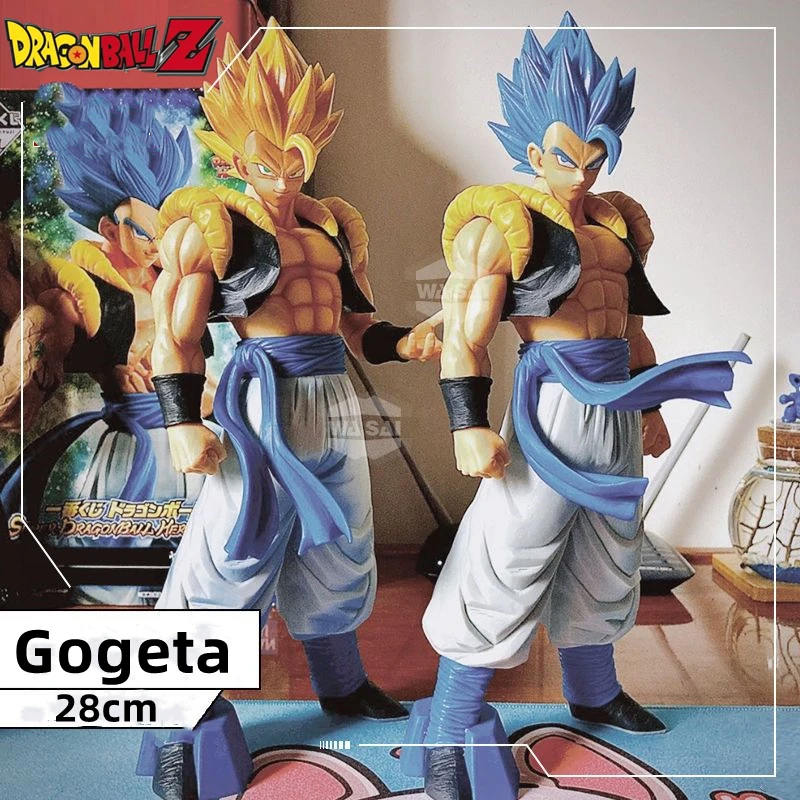 

28cm Dragon Ball Z Super Gogeta Anime Figure Extreme Saiyan Ssgss Pvc Action Figurine Collectible Model Toys Children Xmas Gifts