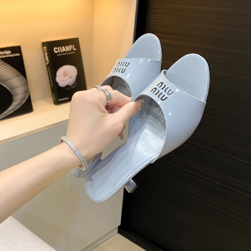 

Women's High-heeled Sandals Designer New Brand Shoes Round Head Fine High-heeled Women's Shoes Banquet Fashion Shoes