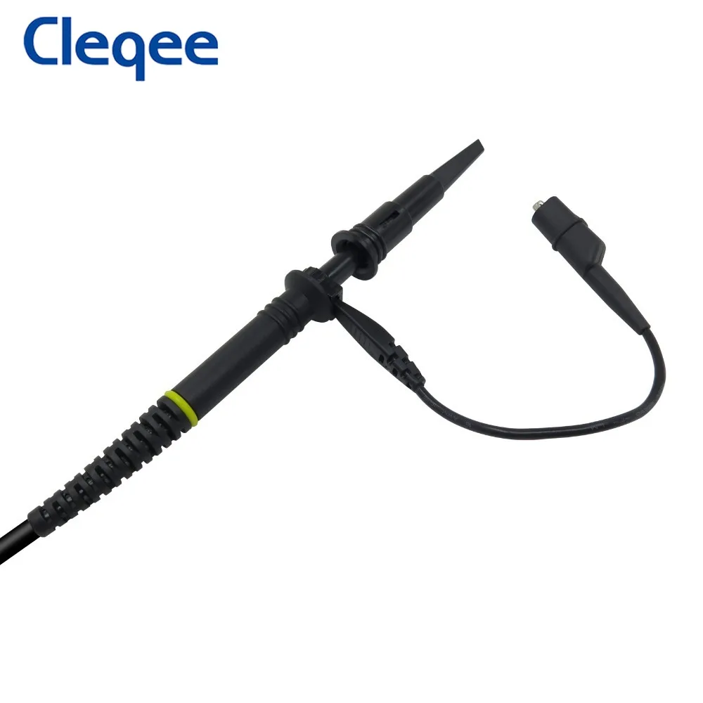 Фото Осциллограф Cleqee P6500 1 шт. 500 МГц Tektronix щуп 10X 300 В тестовый щуп для осциллографа HP №4