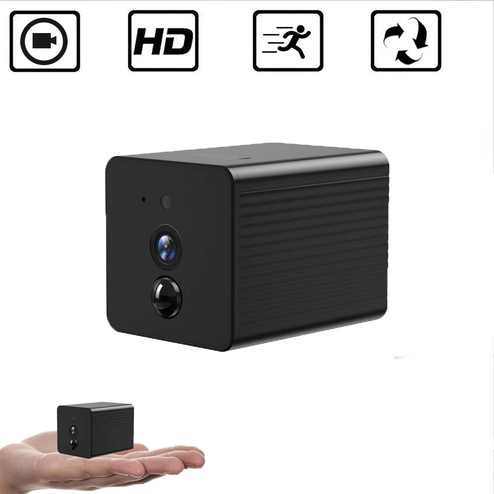 

Беспроводная мини-камера видеонаблюдения 1080P с функцией ночного видения