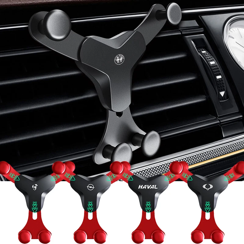 

1pcs Car Air Vent Mount Triangle Fixation Mobile Phone Holder for Nismo Nissan Almera Tiida X-Trail Note Juke Teana Qashqai 350Z