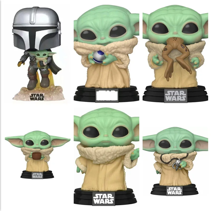 

Star Wars Mandalorians 12cm Yoda Baby Movie Surrounding Dolls Handmade PVC Model Decoration Gift Toys