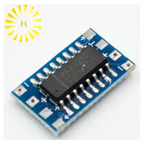 Модуль платы адаптера конвертера MCU Mini RS232 в TTL MAX3232 3-5 В, последовательный порт для разработки электронных деталей для Arduino DIY KIT