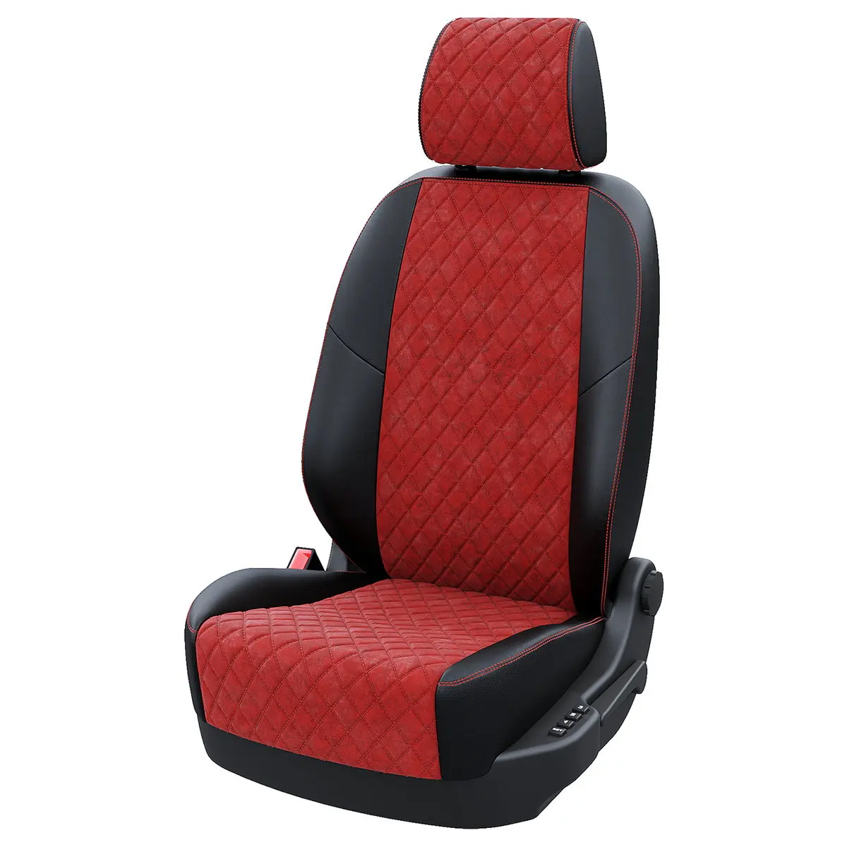 Чехлы на сиденья Опель Антара 2006-2011 Алькантара с ромбом