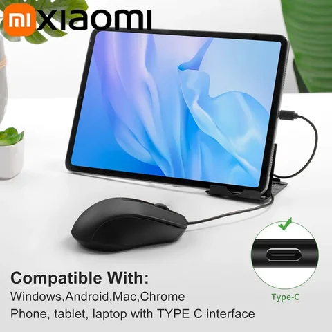 Беспроводная двухрежимная мышь Xiaomi Bluetooth 2,4G Type-C, перезаряжаемая, 1600 точек на дюйм, телефоны, планшеты, компьютеры, металлическое колесо прокрутки