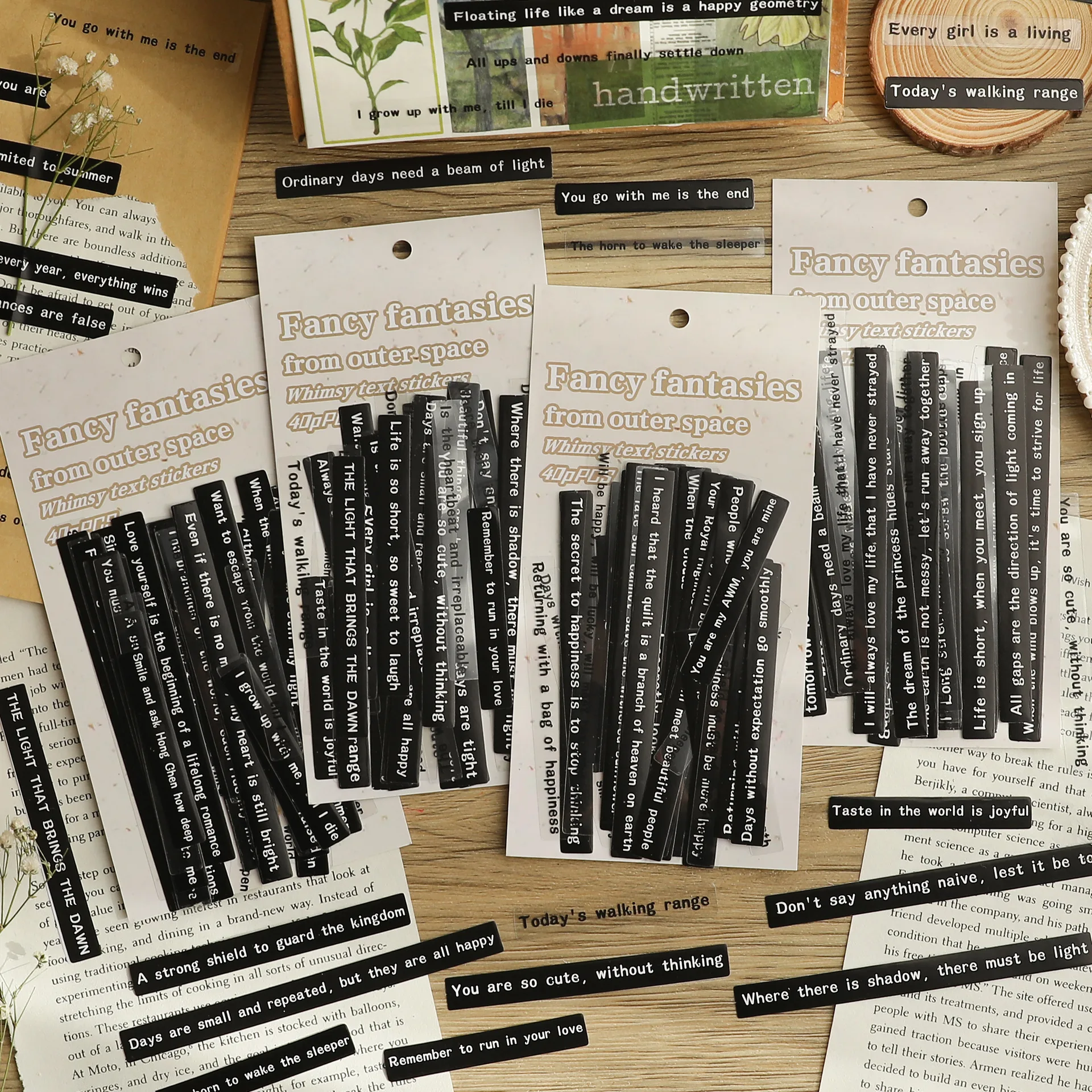 40 наклеек в винтажном стиле черный английский декоративный альбом сделай сам