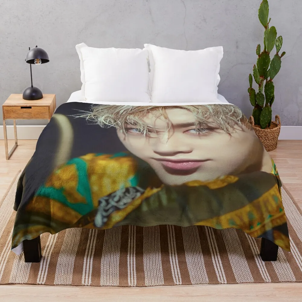 

Wonho Throw Blanket fluffy blankets large large fluffy plaid sofas