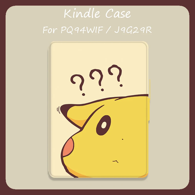 

Kindle Case for Paperwhite 4 PQ94WIF Smart Magnetic Auto Wake Up Sleep Cartoon Yellow Cat for Kindle 658 J9G29R 10th Generation