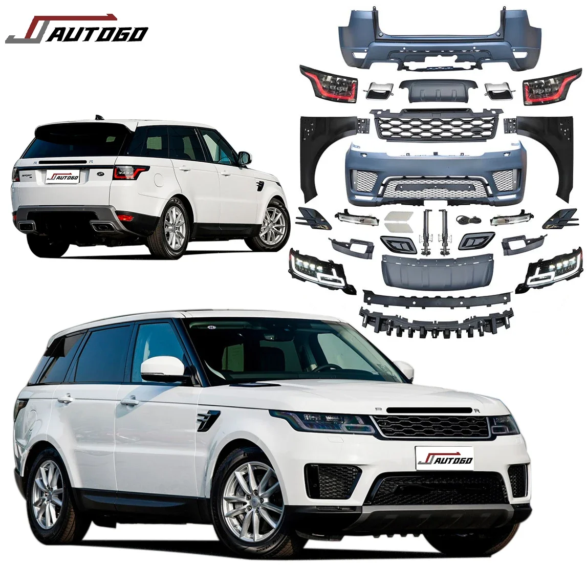 Высококачественные обвесы для Land Rover Range Sport 2014-2017 Change to 2020 OEM HST Style передний +