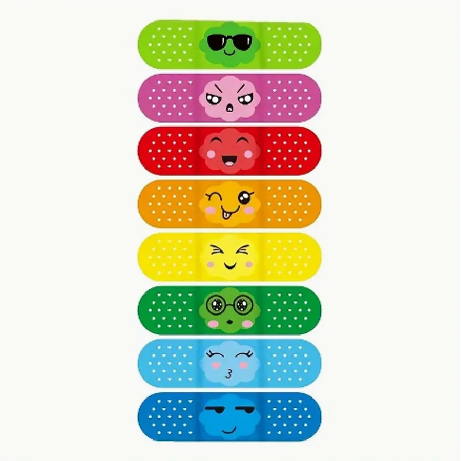 16/40 шт. пластыри для ран с рисунком