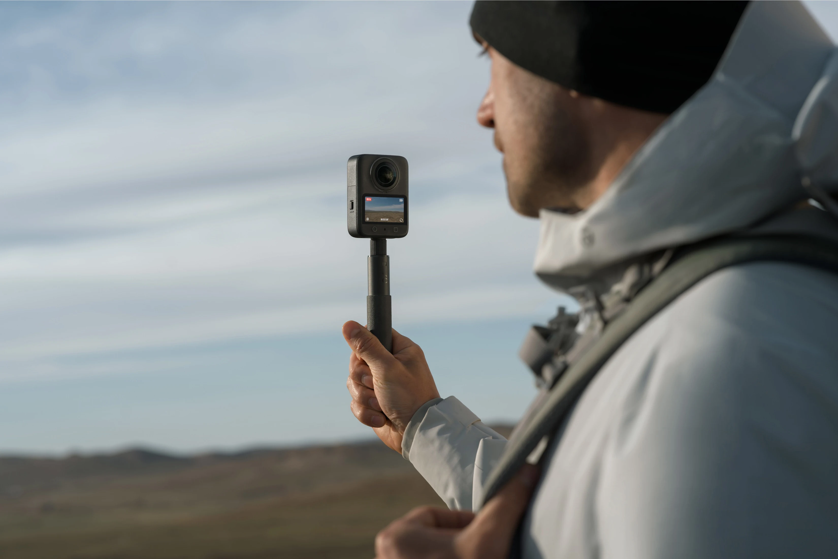 Невидимая селфи-палка Osmo 70 см для DJI Osmo 360 2Osmo NanoOsmo 360. Легкая конструкция, размером с ладонь, складывается для удобства переноски. (art.: 3920dd19aeb58) - 3920dd19aeb58