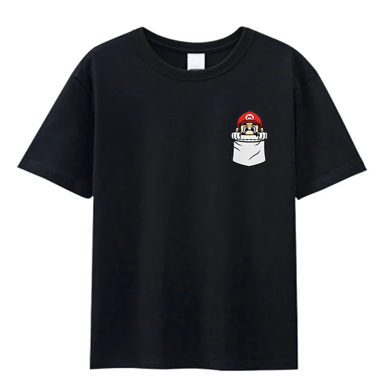Мужская одежда Супер Марио 2025 женские футболки принцессы персикового цвета