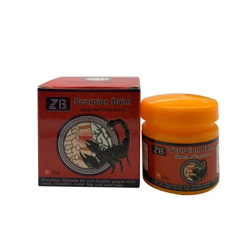 

20g Scorpion Venom Analgesic Cream Treatment Joint Pain Body Neck Back Cream Ointment Muscle Arthritis Rheumatism Relif X3G5