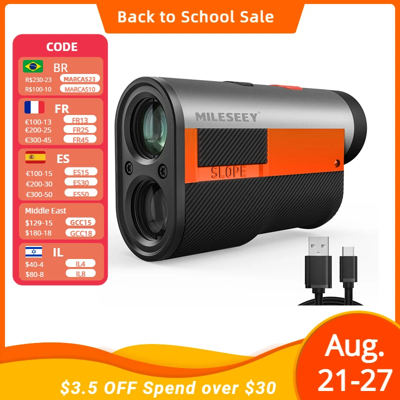 Laser Rangefinder Gpf12 600m Range Finder, Flag Locking Rang