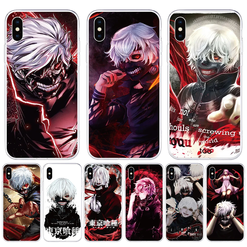 Чехол для BQ Aquaris X X2 pro U2 lite C V VS X5 PLUS M5 vsmart Active 1 JOY Plus мягкий чехол Kaneki с рисунком