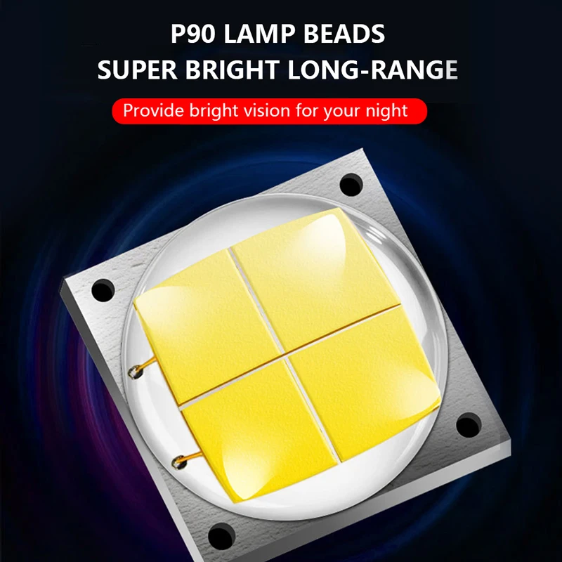 

Fishing Head Lamp Torch 1000m Usb Rechargeable High Power Long Range P50 / P70 / P90 Wholesale Flishlamp Head Flashlight