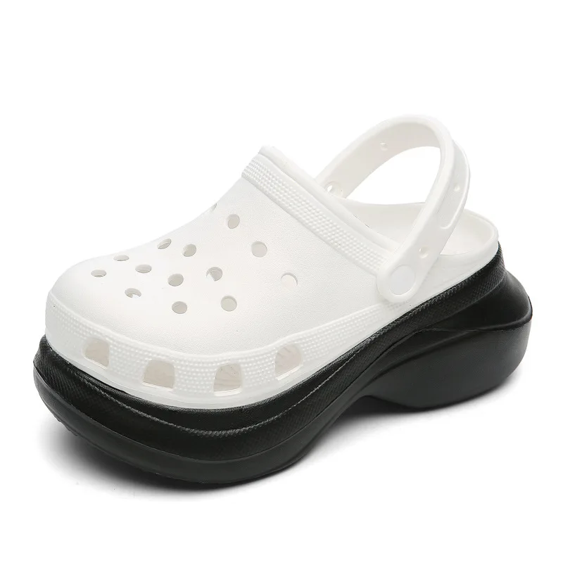 Women's high-heeled slippers with thick soles 2023 new summer foreign trade shoes