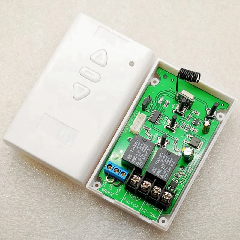 2X AC/DC 12В 24В 36В ручной контроллер мотора дистанционный переключатель вперед
