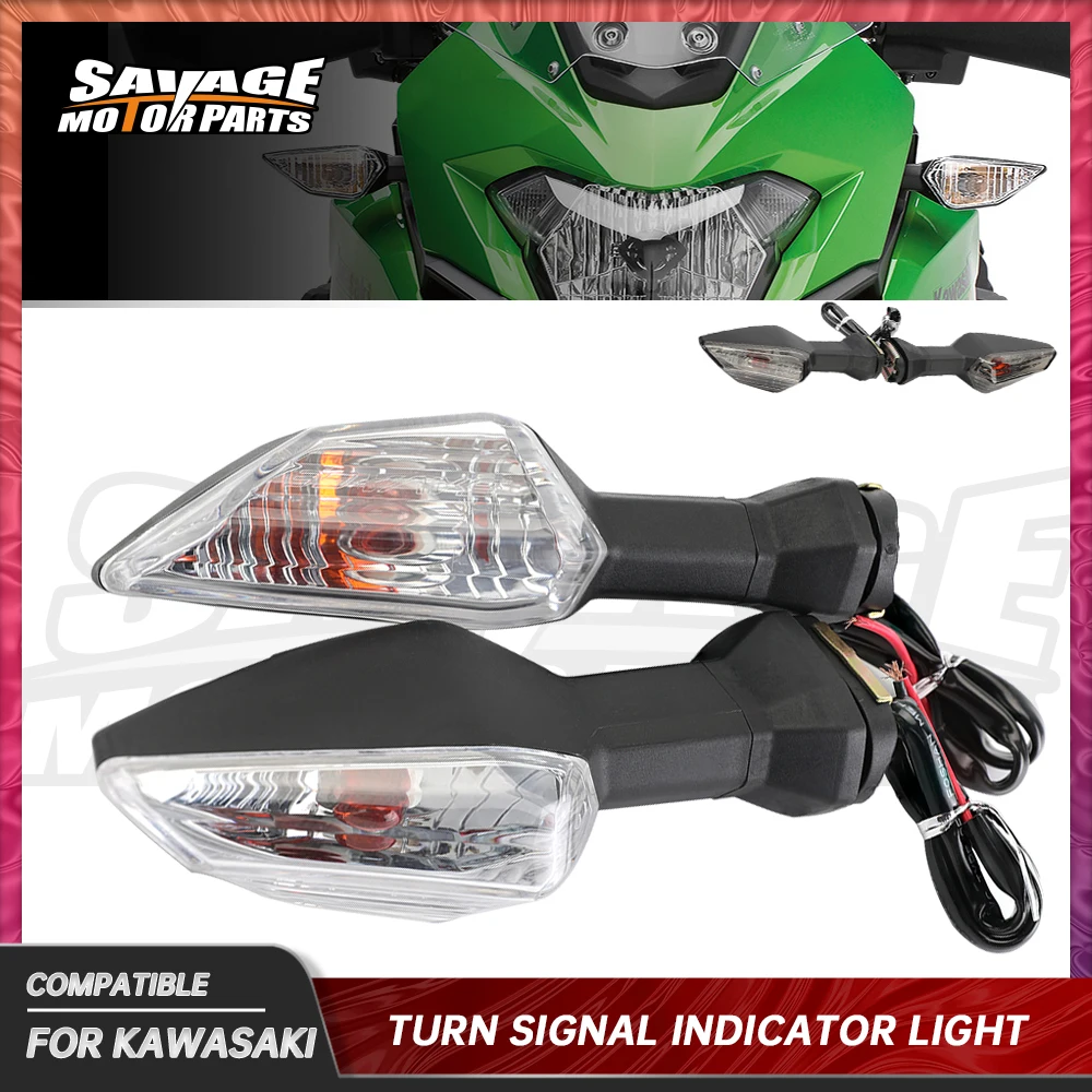 

Z900 Motorcycle Turn Signals Light For KAWASAKI Z650 Z400 Z250 Z300 Z125 VERSYS-X 300 NINJA 400 250 1000 ZX-6R Moto Lamps Covers