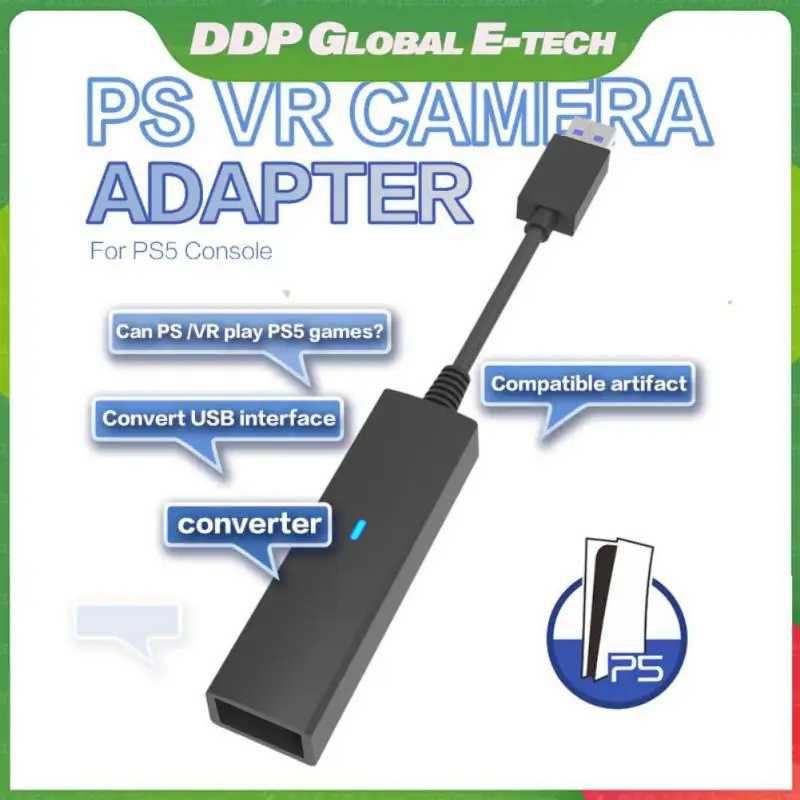 

Connector Play Parts Converter For Console Male To Female Mini Camera Connector Portable Suitable For Ps5 Game Console Mini