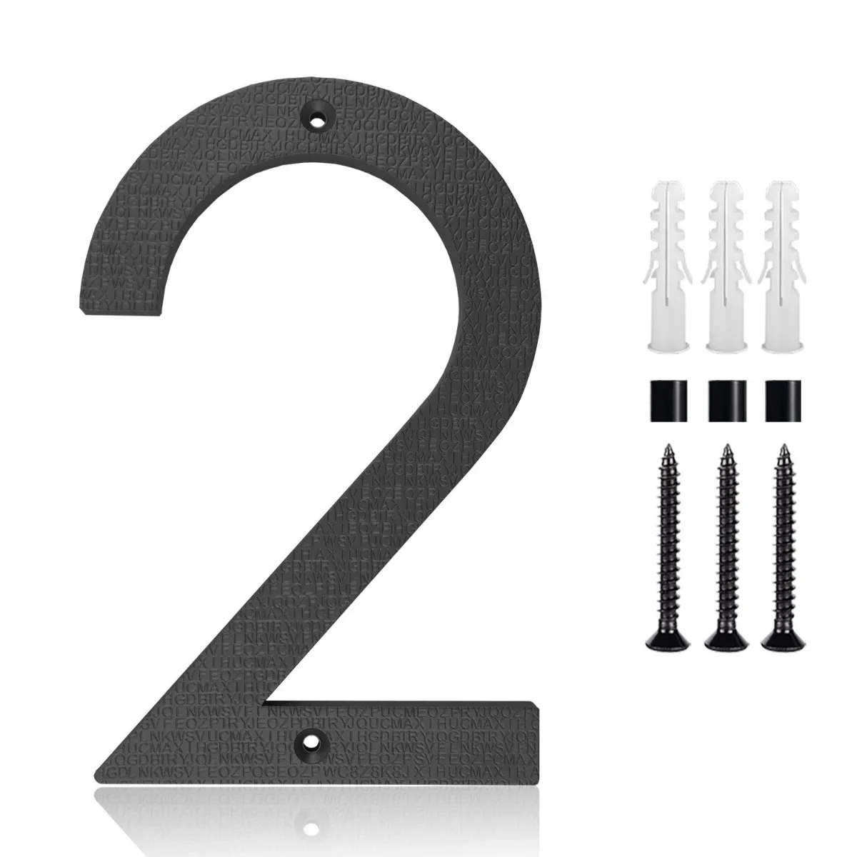 10-дюймовые арабские цифры и английские иероглифы 3D акриловый материал сделай сам