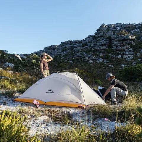 Палатка Naturehike Cloud UP-Wing 2 Man 10D силиконовая Ультралегкая, водонепроницаемая, для кемпинга