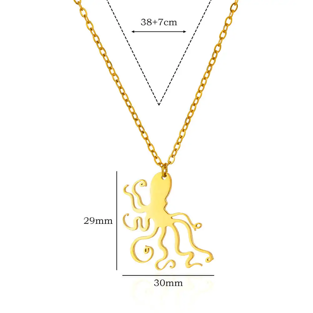 Золотого цвета из нержавеющей стали с геометрическим рисунком Луны для женщин и