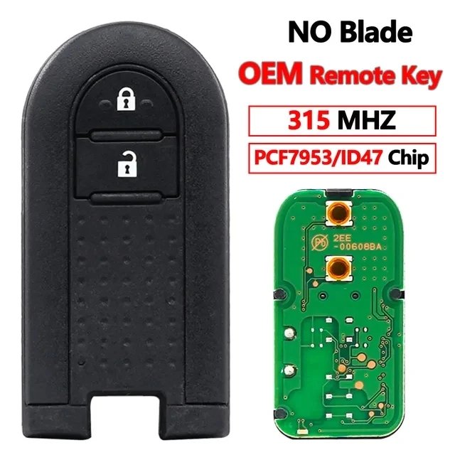 

Оригинальный OEM смарт-ключ KEYECU с дистанционным управлением, бесконтактный ключ 315 МГц ID47 для Daihatsu Terios LA600S Passo Para custom Roomy для Toyota