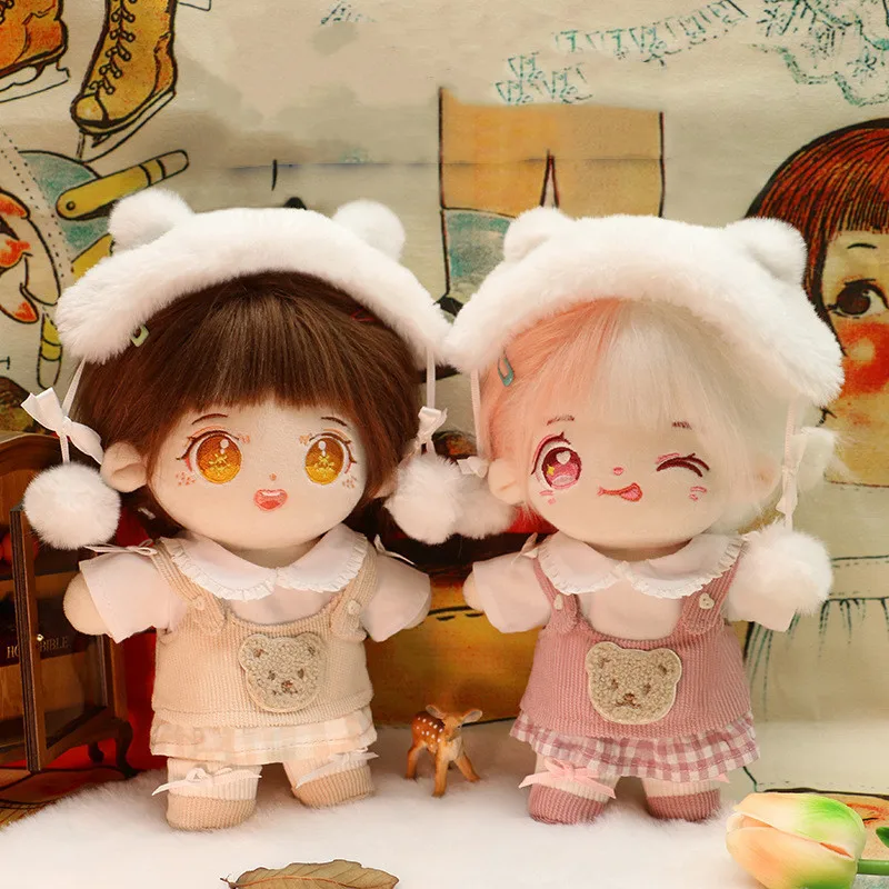 Аксессуары для куклы Размер 20 см без атрибутов хлопковая кукла юбка с розовым