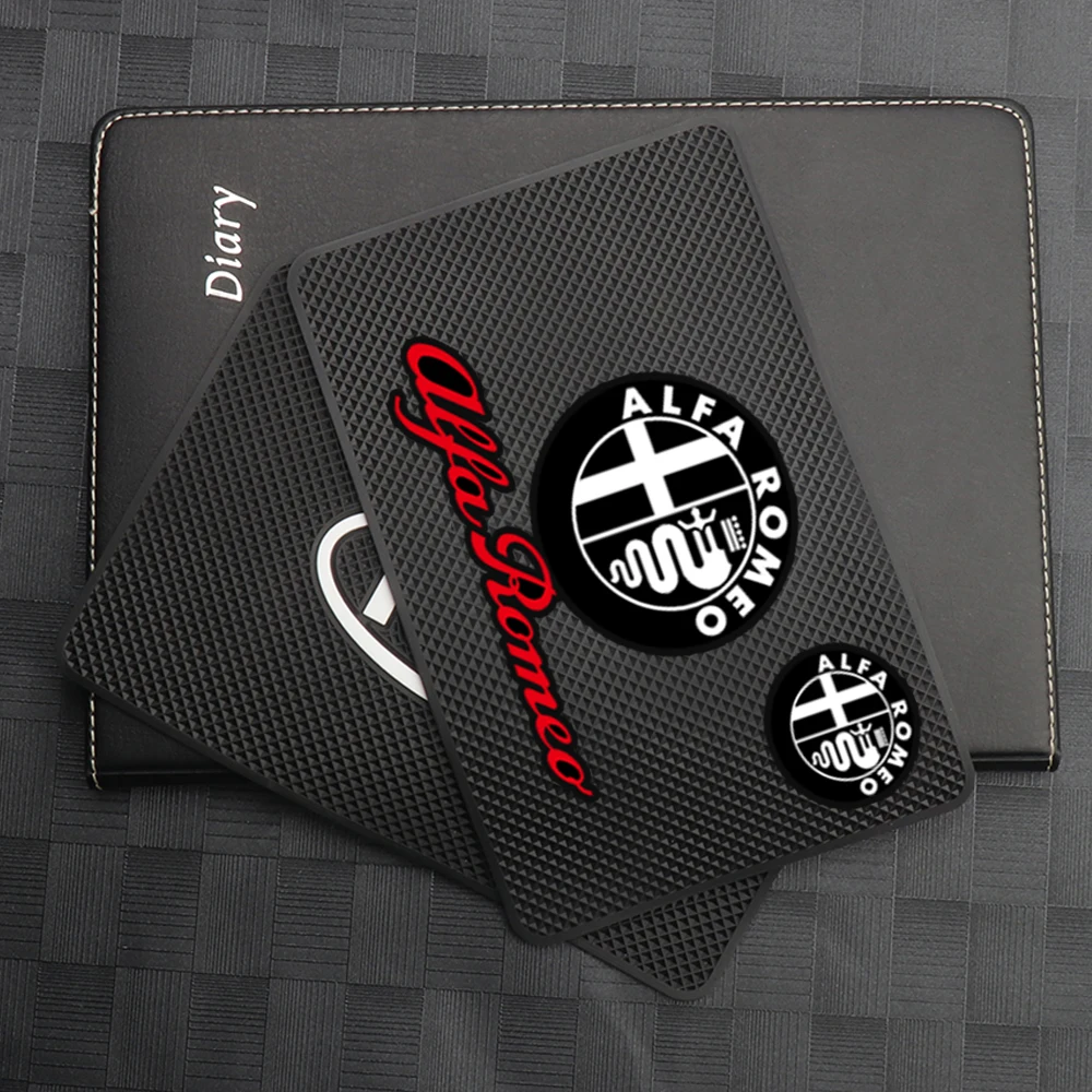 

Car Styling Dashboard Sticky Pad Phone Holder Anti-Slip Silicone Mat For Alfa Romeo Giulietta Wallet 159 156 Stelvio MiTo 147 GT