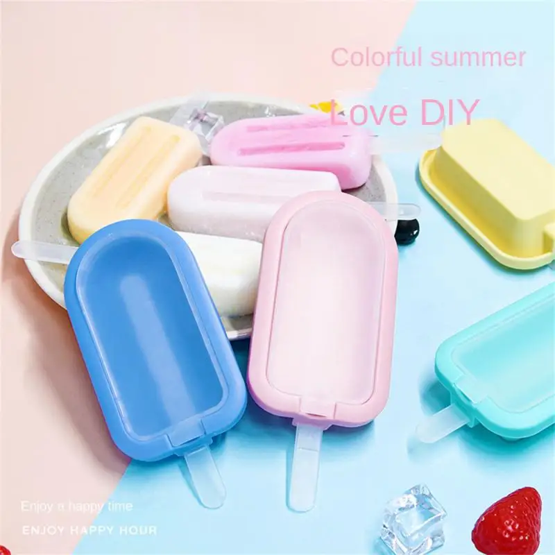

Ice Maker Silicone Ice Cream Mold Ice Cube Maker DIY Chocolate Dessert Popsicle Moulds Tray Homemade Tools Summer Party Supplies
