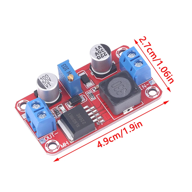 

5A DC-DC Step Up Power Module Boost Volt Converter XL6019 Adjustable Boost Power Supply Board Module