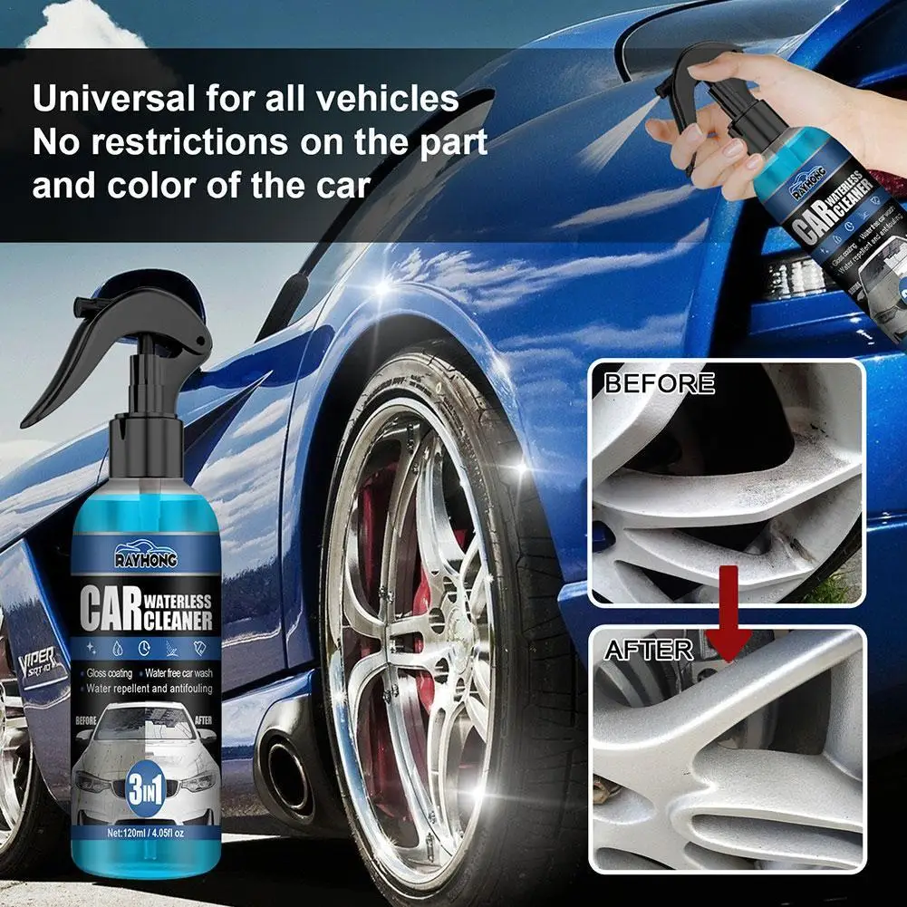 

120ml Car Nano Coating Agent Spray 3 In 1 Car Ceramic Paint Wax Coating Scratch Remover Polishing Car Repair Spraying Spray C5W0