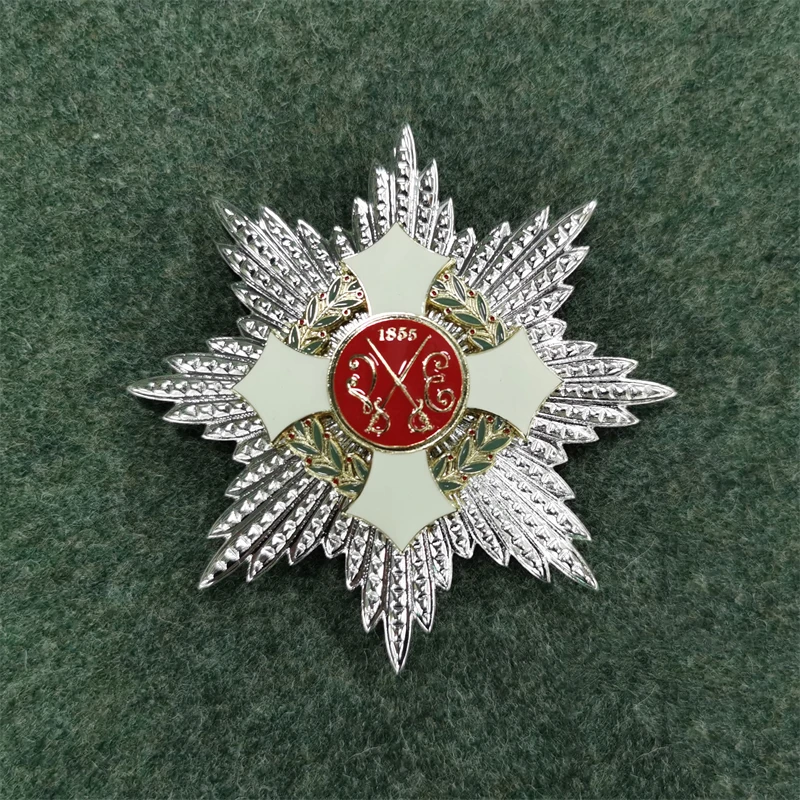 Классический металлический юбилейный значок в стиле милитари савья