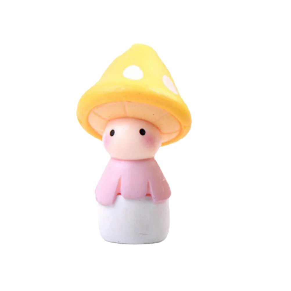

Mushroom Ornament Landscape Miniature Statue House Figurines Decorsupplies Diy Fairy Model Garden Micro Bonsai Decoration