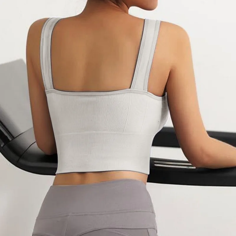 

New Breathable Sports Bra Anti-Sweat Fitness Top Women Seamless Yoga Bra Shockproof Crop Top Push Up Sport Bra Gym Workout Top