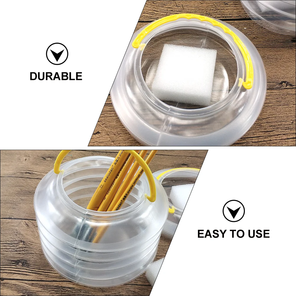 5 комплектов складной держатель для карандашей ведро мытья шайба контейнер