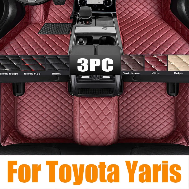 Автомобильный напольный коврик для Toyota Yaris XP130 NCP131 Vitz 2012 ~ 2019 2013 водонепроницаемый