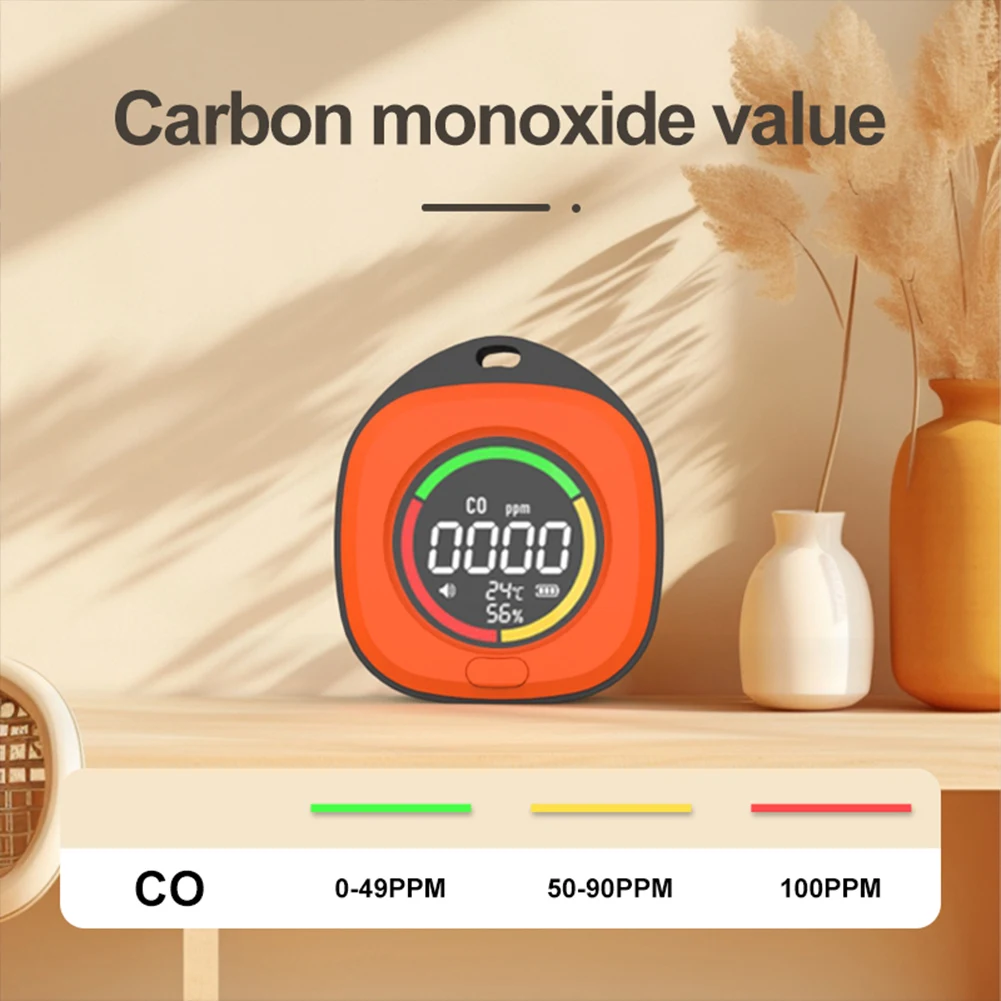 3 в 1 монитор качества воздуха CO 1000 мАч детектор сигнализация датчик температуры и