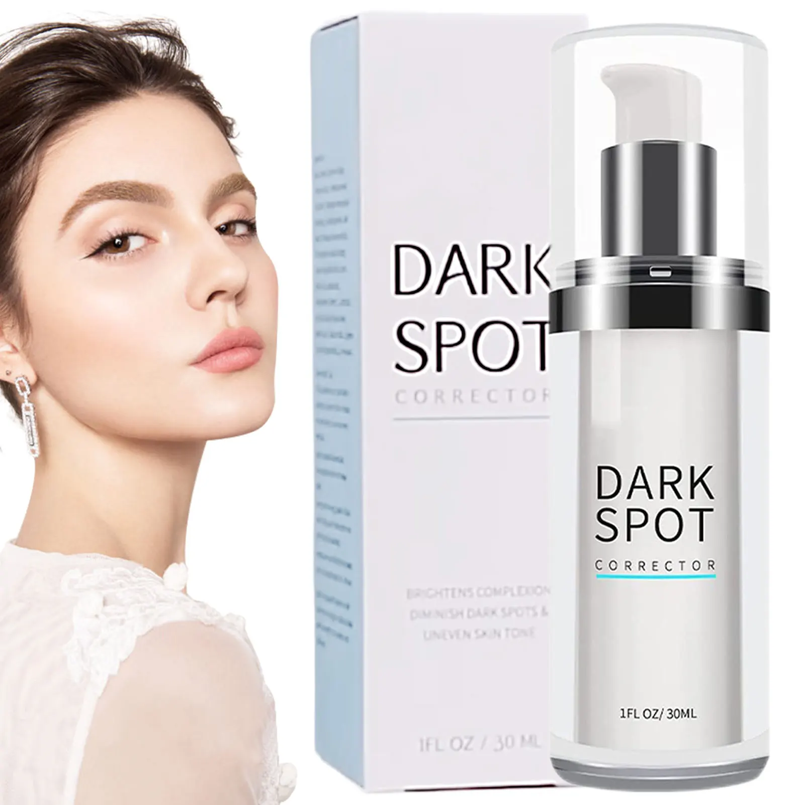 

Эссенция даже для тона кожи лица мощное увлажнение маленькая белая бутылка эссенция мягкая и не раздражающая маленькая белая бутылка