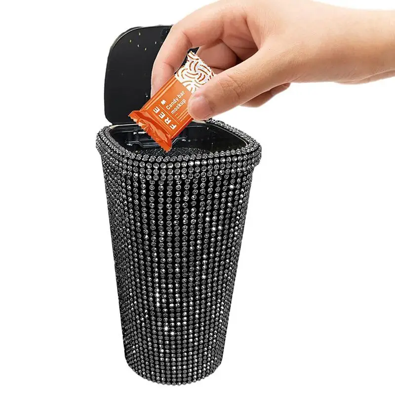 

Аксессуары для автомобиля, мини-мусорная корзина с крышкой